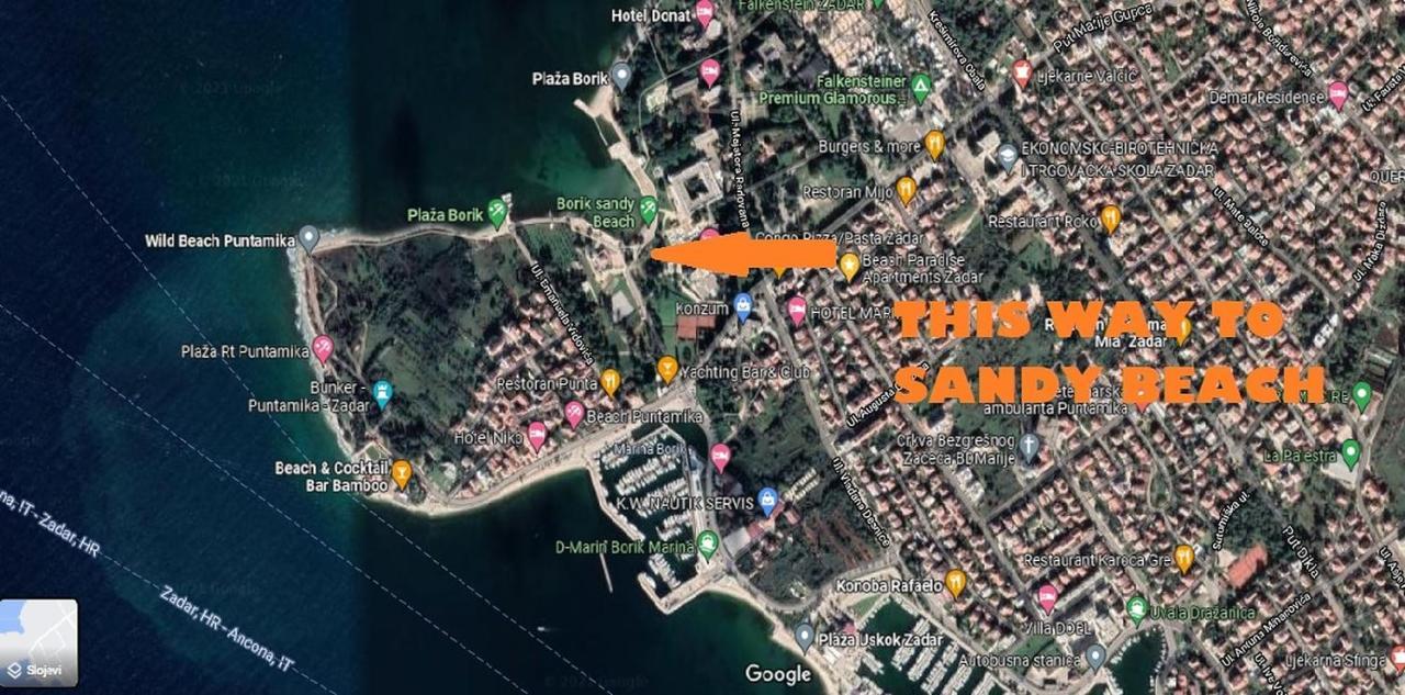 Beach Paradise Premium Apartment Zadar Ngoại thất bức ảnh